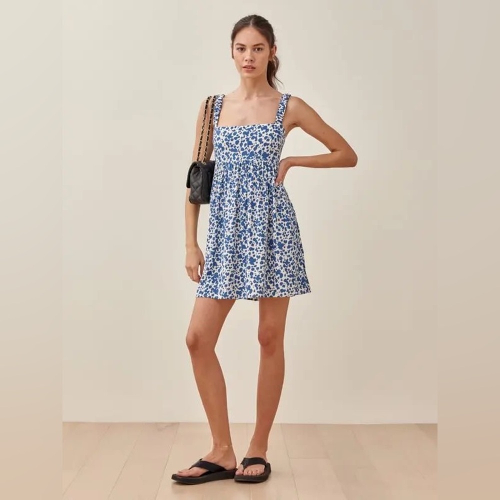 Reformation Serene Dress in Rainey